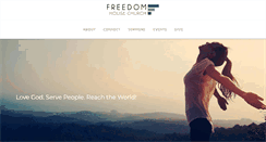 Desktop Screenshot of freedomhousechurch.net