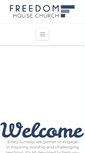 Mobile Screenshot of freedomhousechurch.net